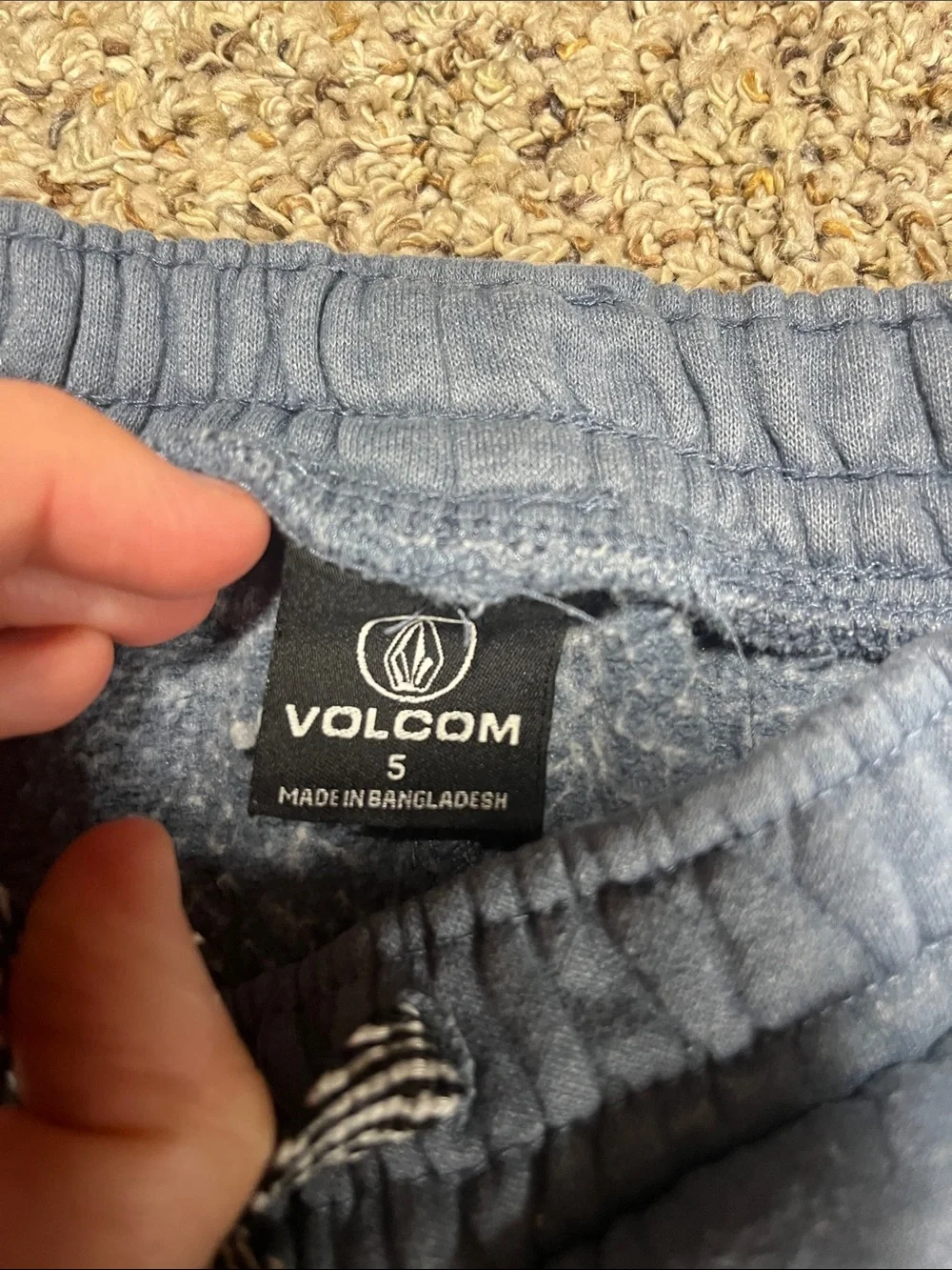 Volcom Kids Blue & Black Hoodie and Joggers Set